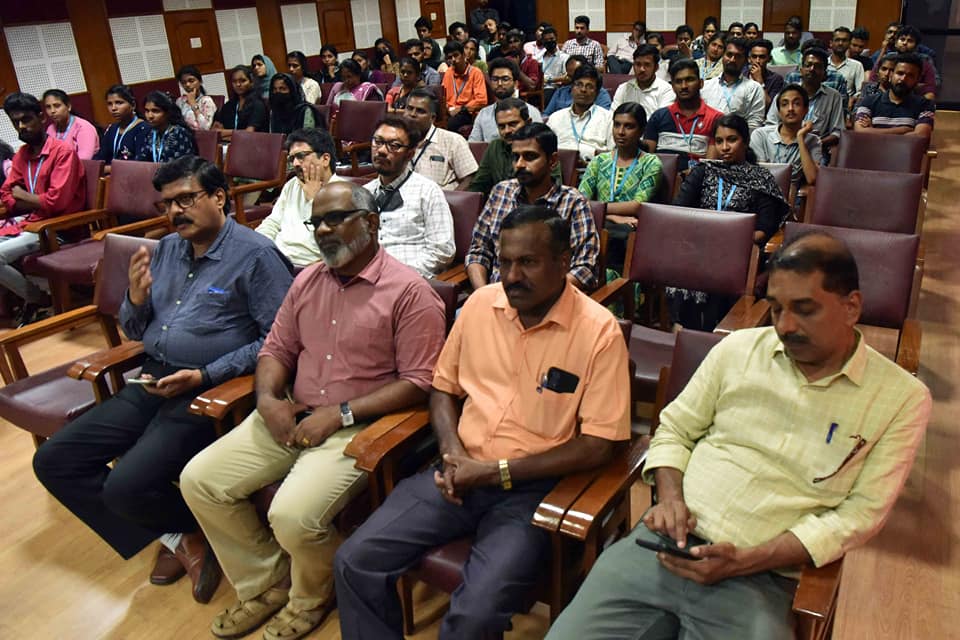 Dr. C. Anandharamakrishnan, Director, CSIR-NIIST interacting with Tata ELXSI, Trivandrum as part of Eco- campus activity Phase III , A CSR initiative by Tata ELXSI