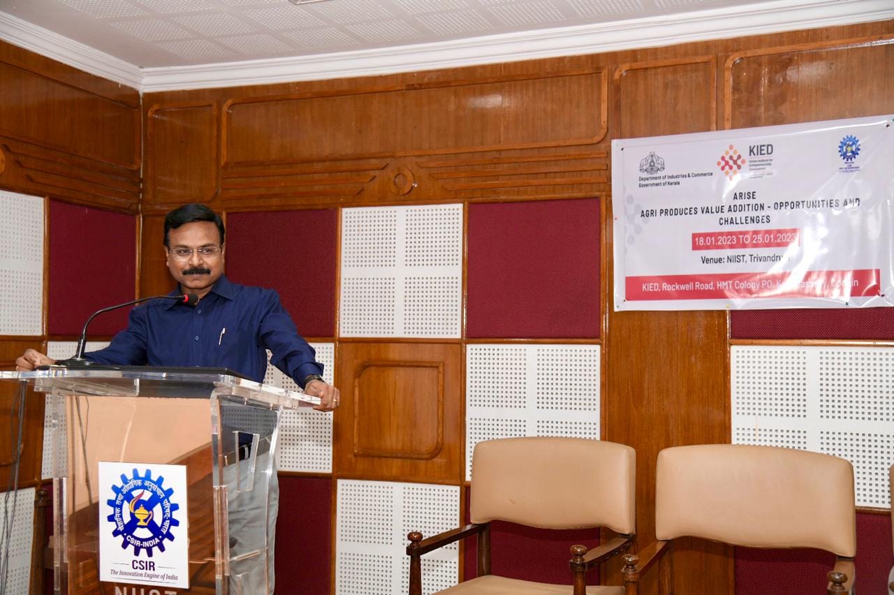 Inauguration of Entrepreneurship Practice workshop in Food Processing titled “Agri Produces Value Addition – Opportunities and Challenges’ at CSIR – NIIST