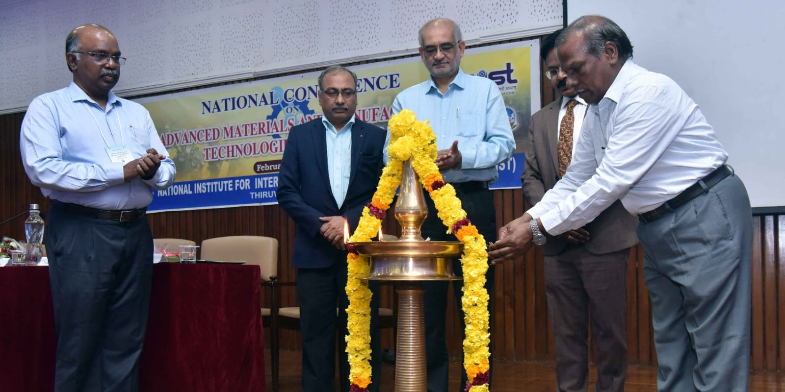 Inauguration of National Conference on Advanced Materials and Manufacturing Technologies (AMMT 2023) at CSIR-NIIST, 23-24 February 2023