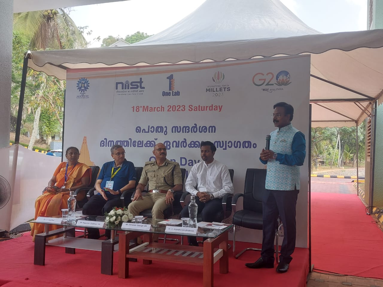 Geromic George IAS District Collector, Trivandrum and Nagaraju Chakilam IPS Commissioner of Police, Trivandrum City inaugurated the final day event of OWOL, 'Open Day'