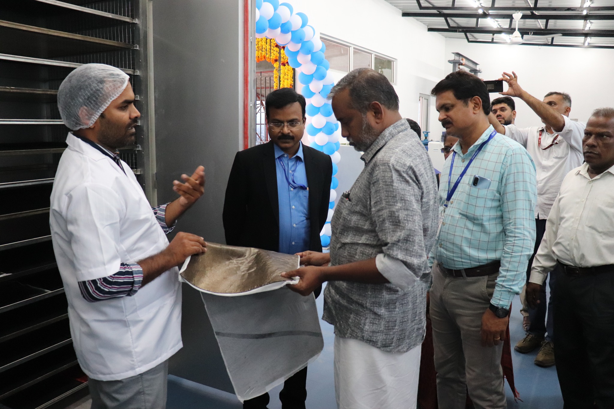 Hon. Food & Civil Supplies Minister, Government of Kerala, Shri. G.R Anil and Hon. Minister for Agriculture,Shri. P. Prasad visited CSIR-NIIST and attended the OWOL program & the Millet Festival.