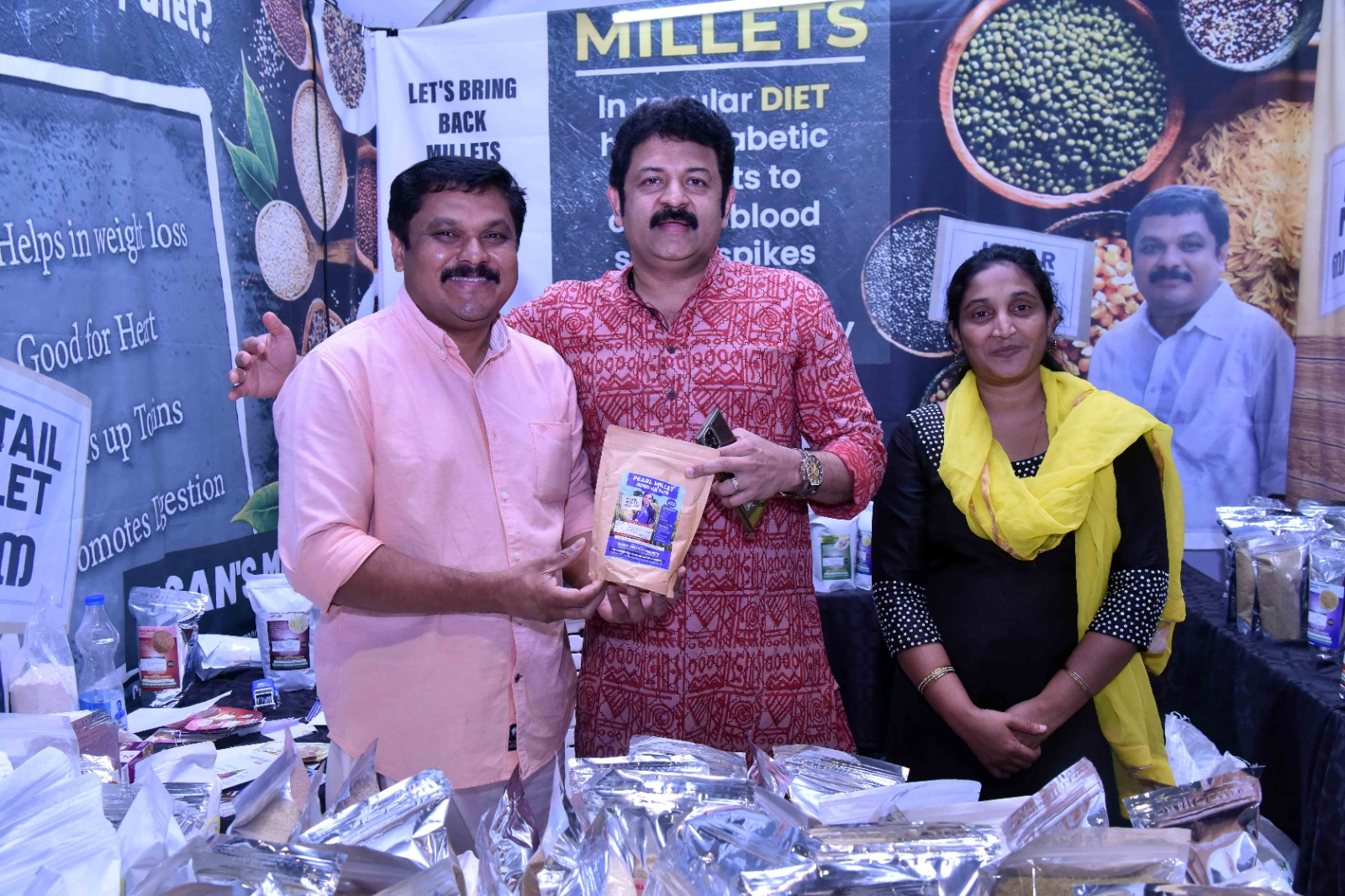 Renowned actor Shri. Krishna Kumar visited CSIR-NIIST and attended the OWOL program & the Millet Festival